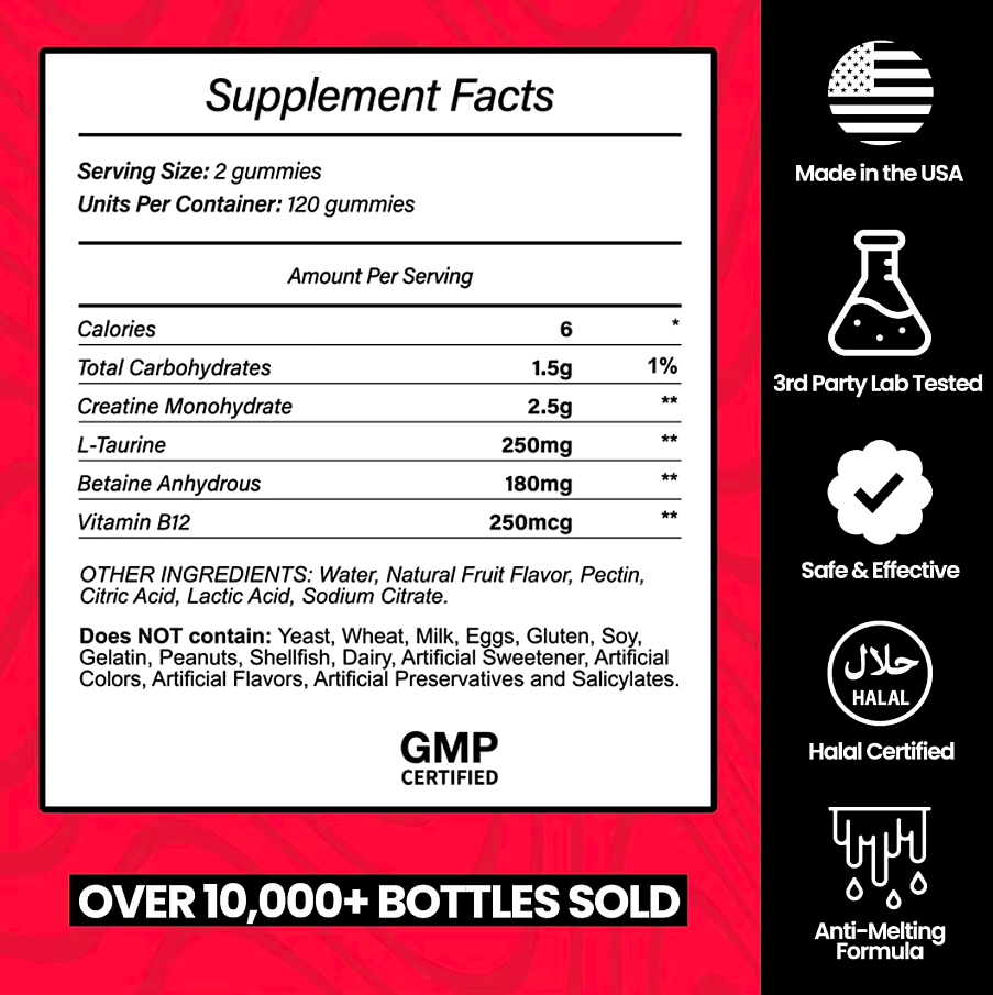 BRUZ CREATINE GUMMIES